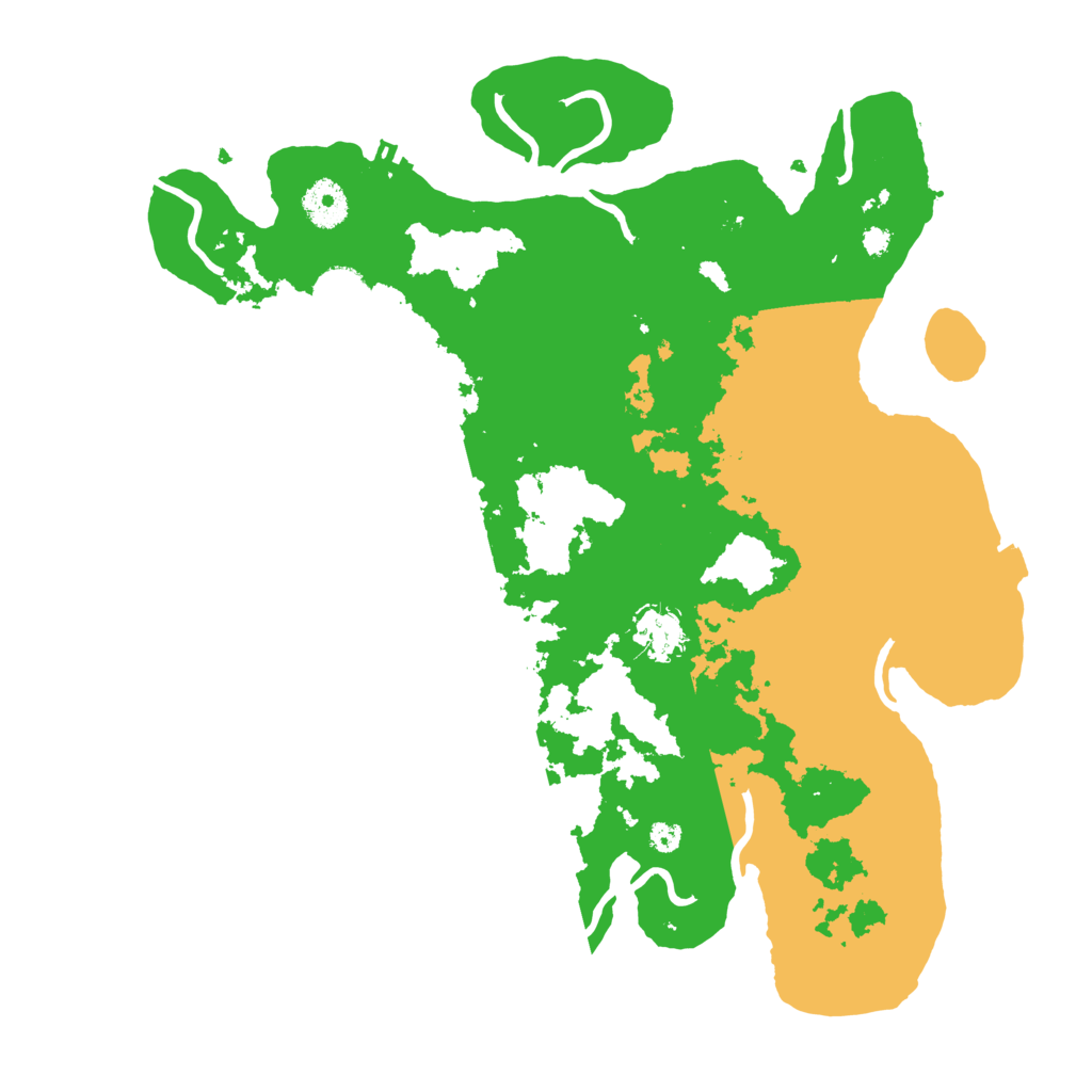 Biome Rust Map: Procedural Map, Size: 3600, Seed: 97697694