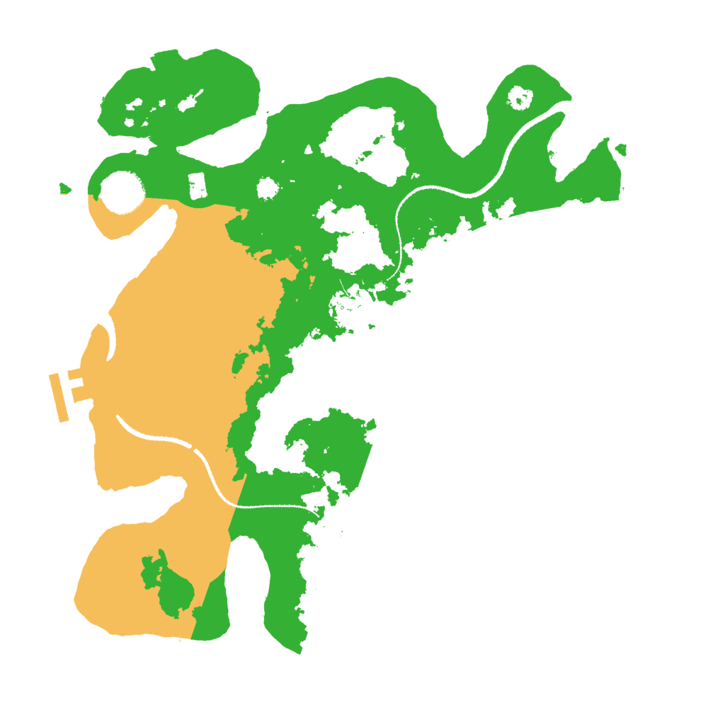 Biome Rust Map: Procedural Map, Size: 3000, Seed: 792147367