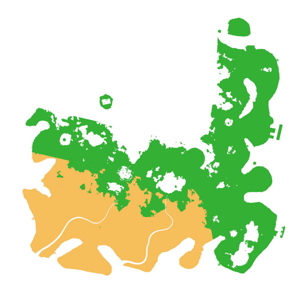 Biome Rust Map: Procedural Map, Size: 3800, Seed: 80443364