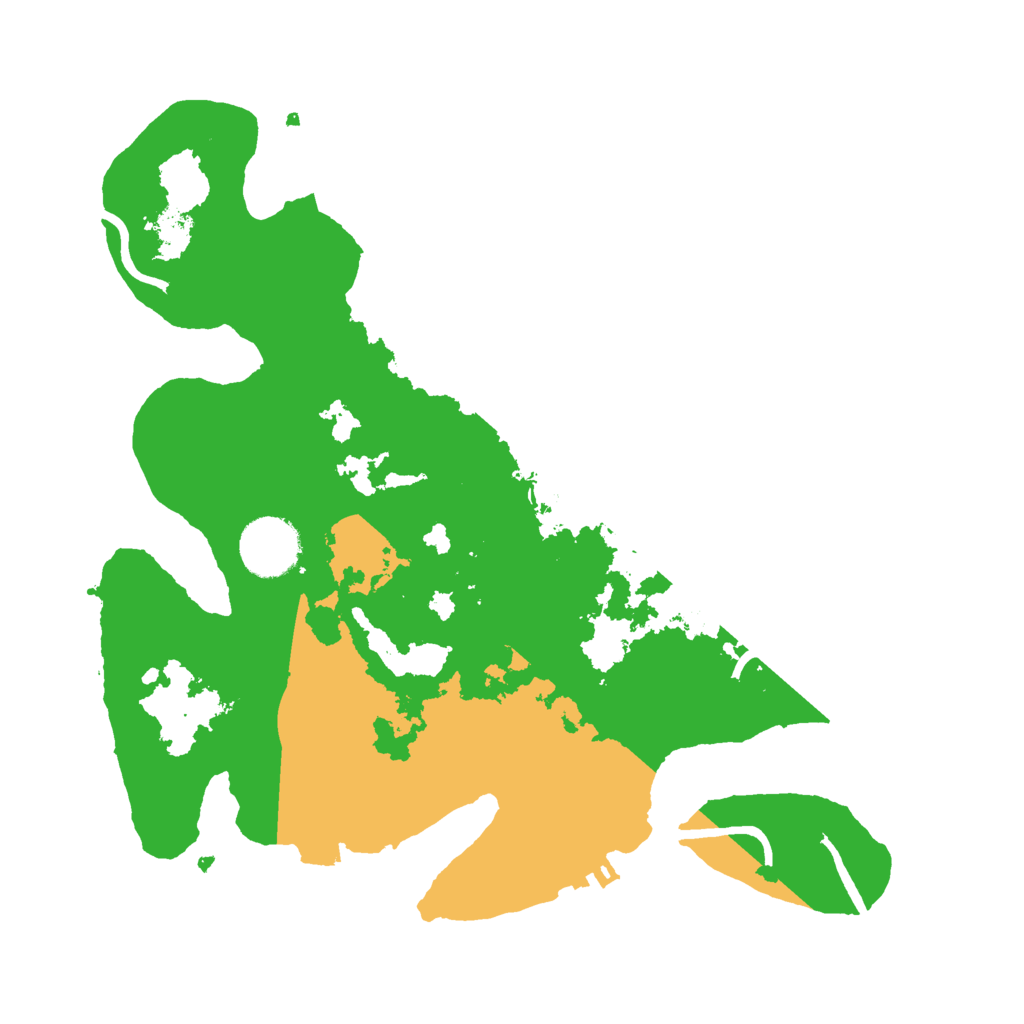 Biome Rust Map: Procedural Map, Size: 3000, Seed: 27762