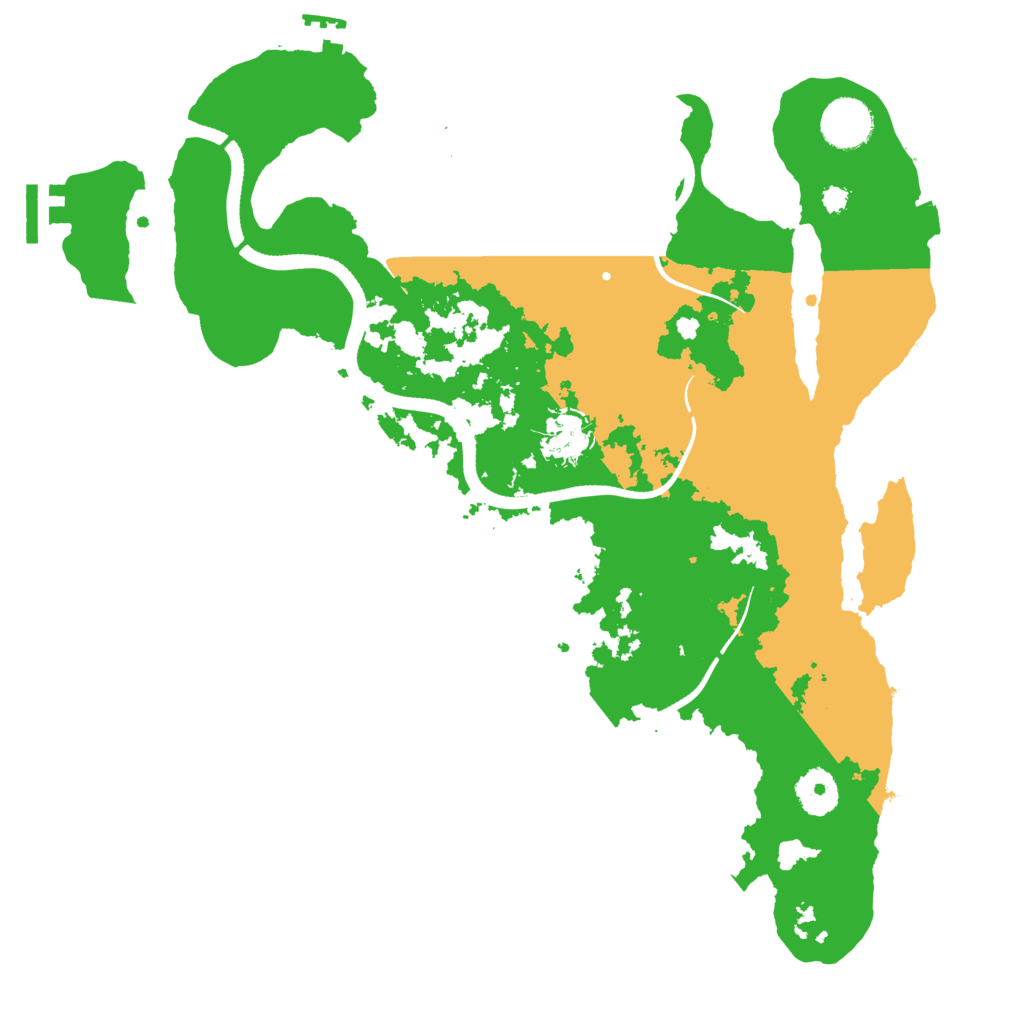 Biome Rust Map: Procedural Map, Size: 3500, Seed: 1397526472