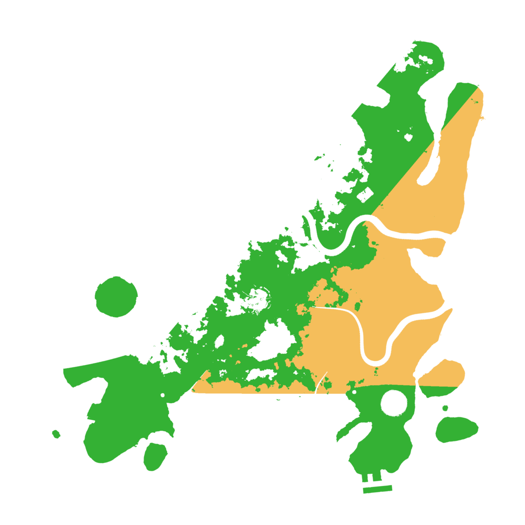 Biome Rust Map: Procedural Map, Size: 3650, Seed: 82787599