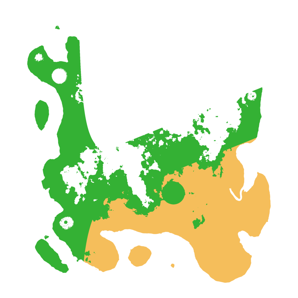 Biome Rust Map: Procedural Map, Size: 3500, Seed: 35002