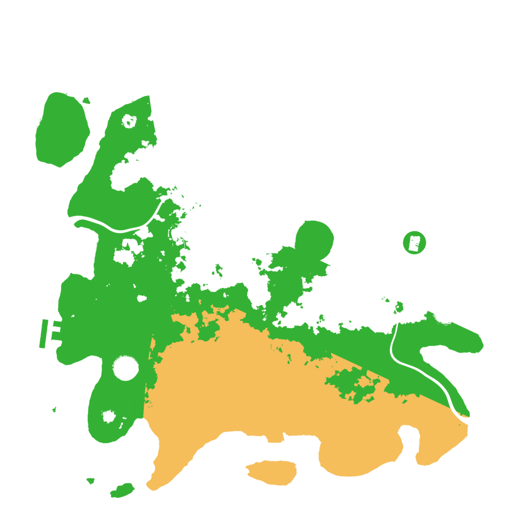 Biome Rust Map: Procedural Map, Size: 3700, Seed: 1384327999