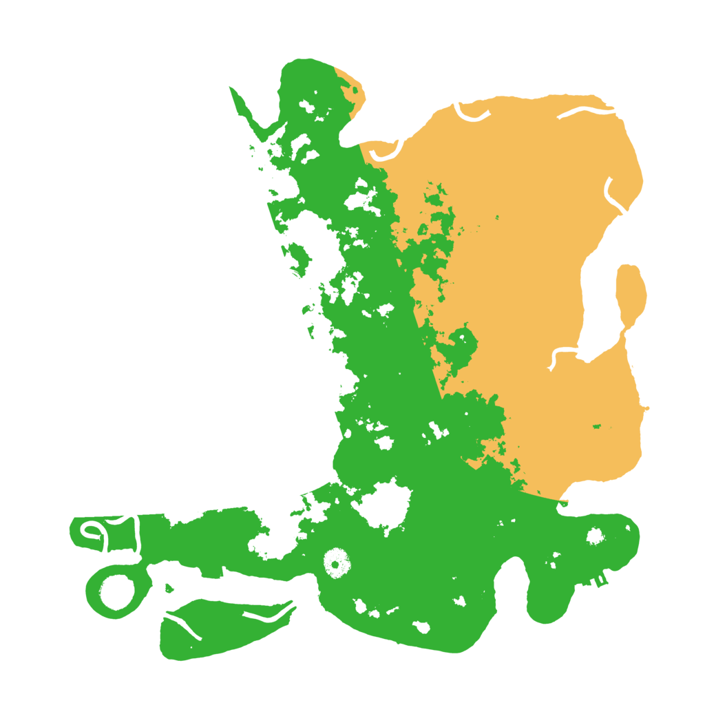 Biome Rust Map: Procedural Map, Size: 3800, Seed: 405960310