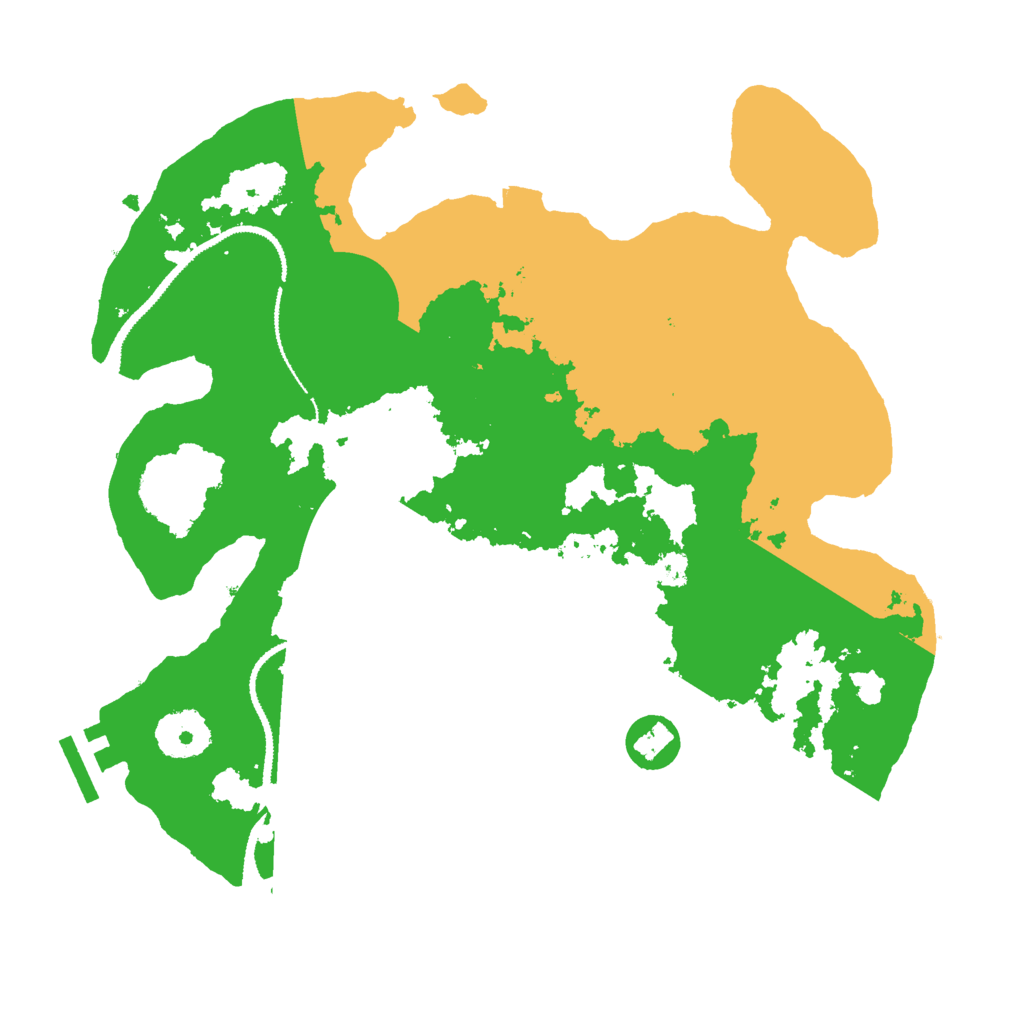 Biome Rust Map: Procedural Map, Size: 3000, Seed: 1836866947