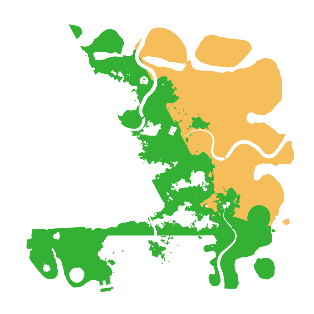 Biome Rust Map: Procedural Map, Size: 3750, Seed: 453757072