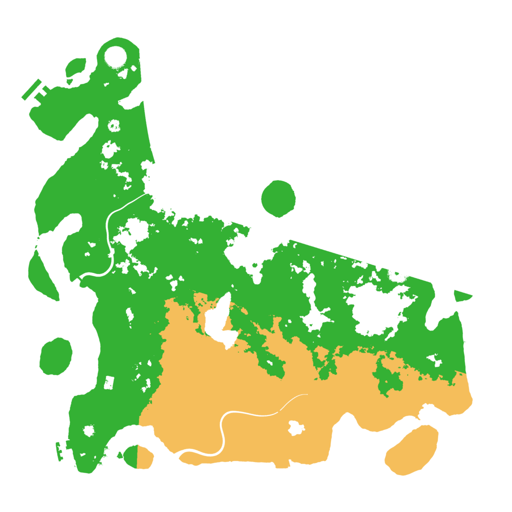 Biome Rust Map: Procedural Map, Size: 4096, Seed: 625105617