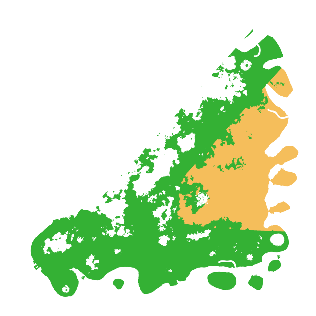 Biome Rust Map: Procedural Map, Size: 4500, Seed: 1801281981