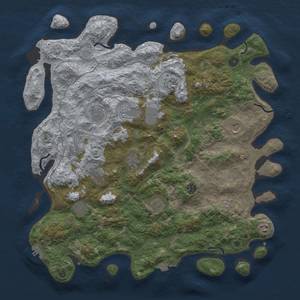 Thumbnail Rust Map: Procedural Map, Size: 4500, Seed: 1801281981, 18 Monuments