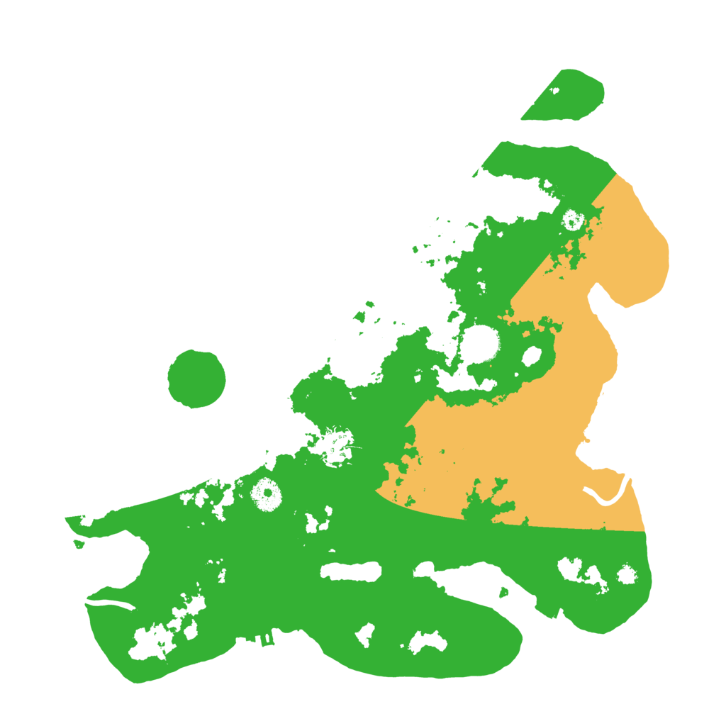 Biome Rust Map: Procedural Map, Size: 3500, Seed: 21334521