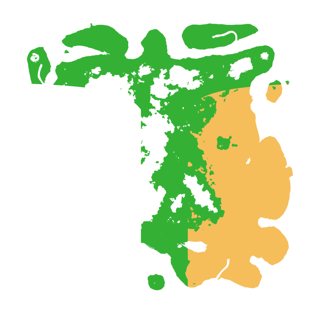 Biome Rust Map: Procedural Map, Size: 3700, Seed: 20463733