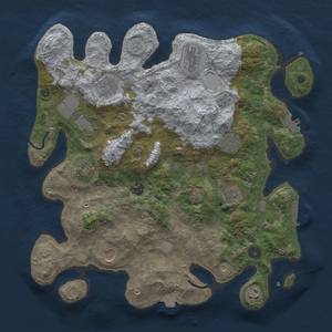 Thumbnail Rust Map: Procedural Map, Size: 3800, Seed: 81224294, 18 Monuments