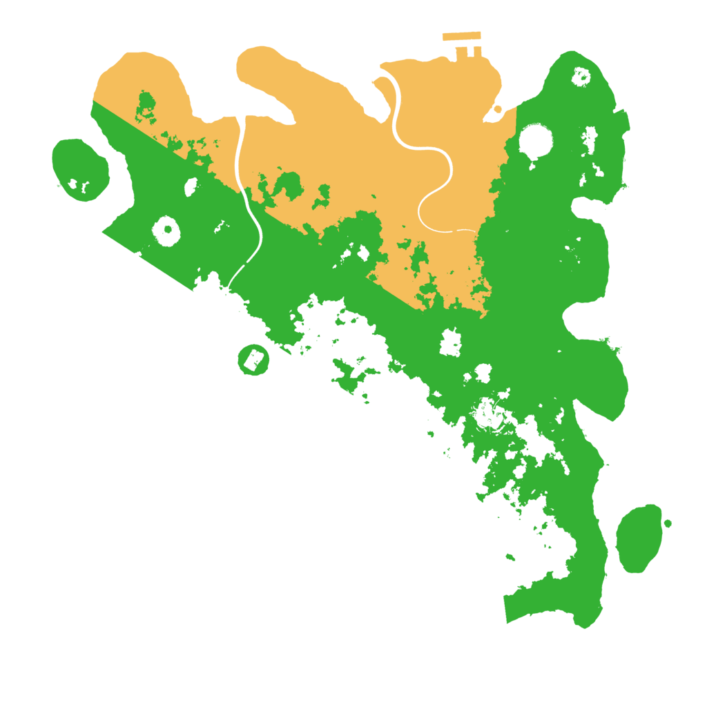 Biome Rust Map: Procedural Map, Size: 3750, Seed: 570759