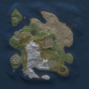 Thumbnail Rust Map: Procedural Map, Size: 2500, Seed: 782481685, 10 Monuments