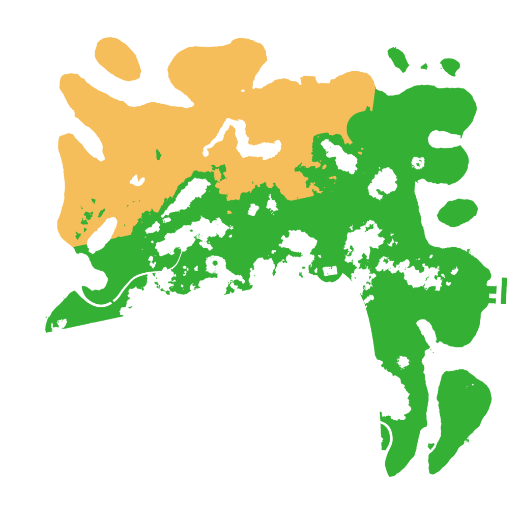 Biome Rust Map: Procedural Map, Size: 4000, Seed: 1988045683
