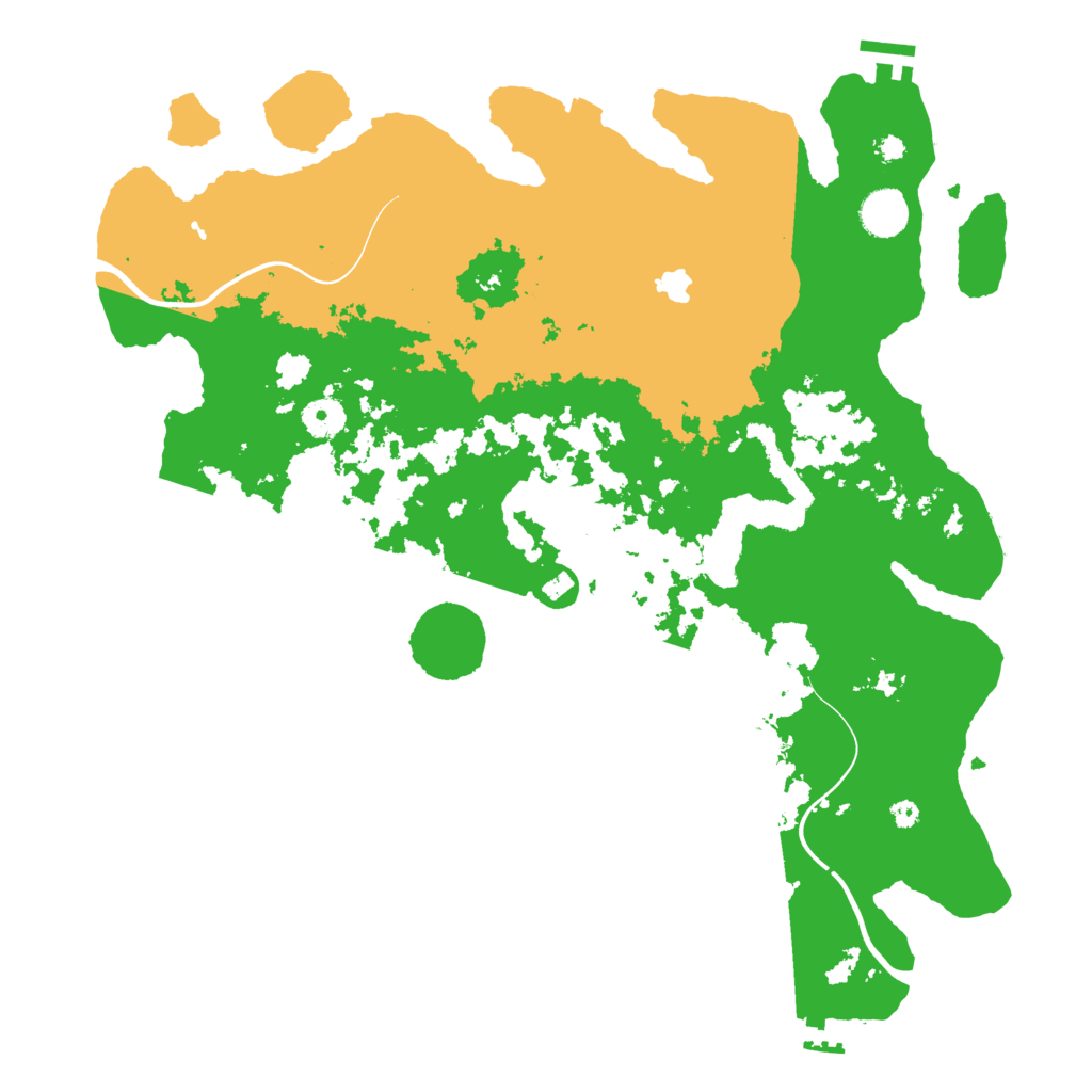 Biome Rust Map: Procedural Map, Size: 4000, Seed: 990254