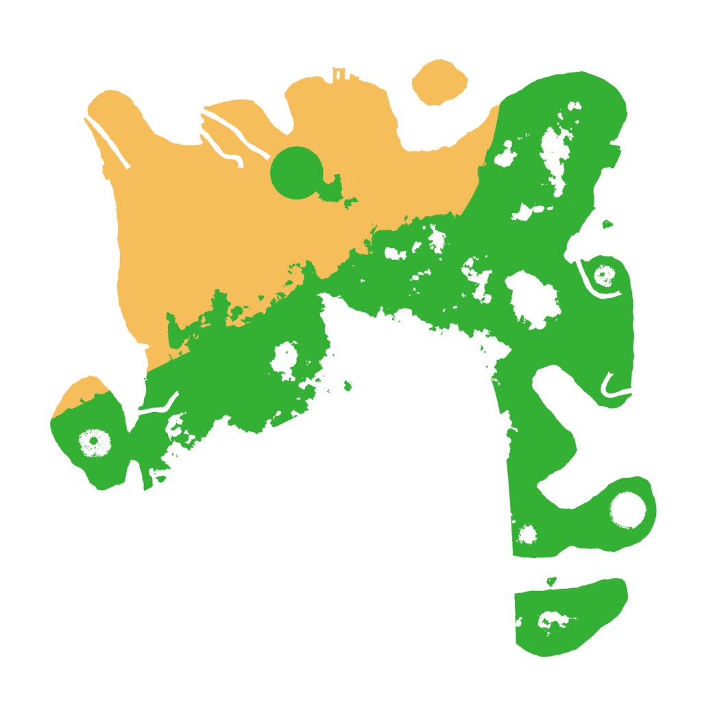 Biome Rust Map: Procedural Map, Size: 3500, Seed: 1763724156