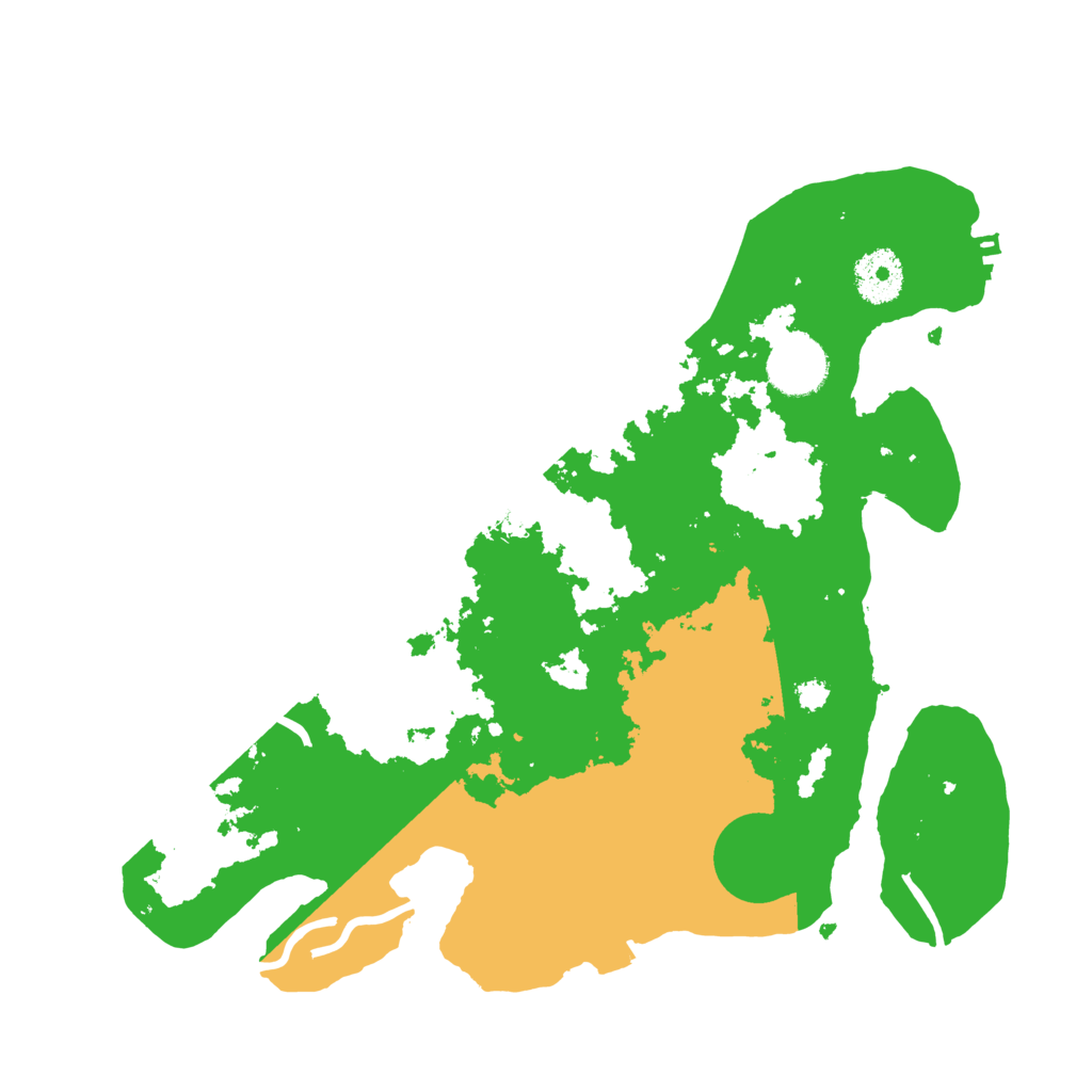Biome Rust Map: Procedural Map, Size: 3200, Seed: 361225830