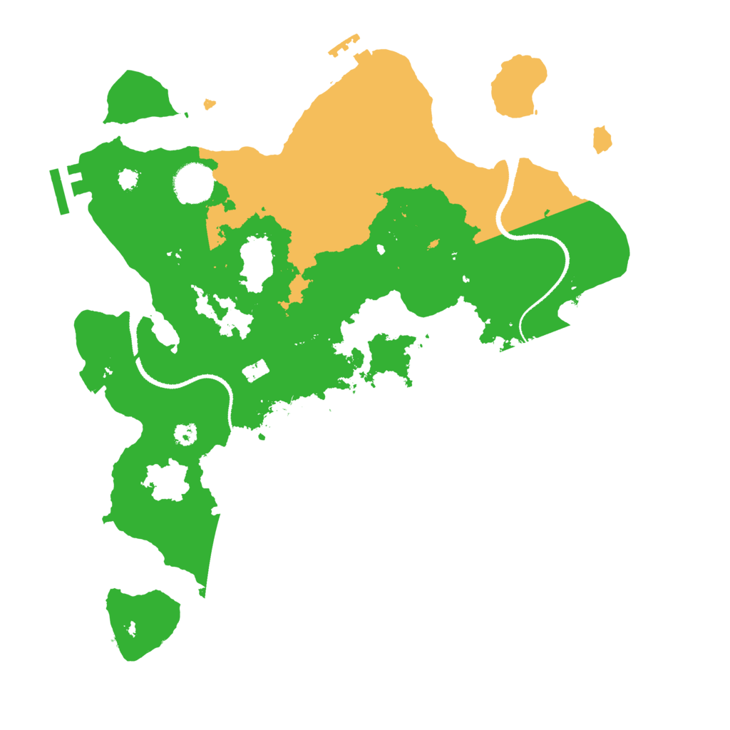Biome Rust Map: Procedural Map, Size: 3200, Seed: 1637230180