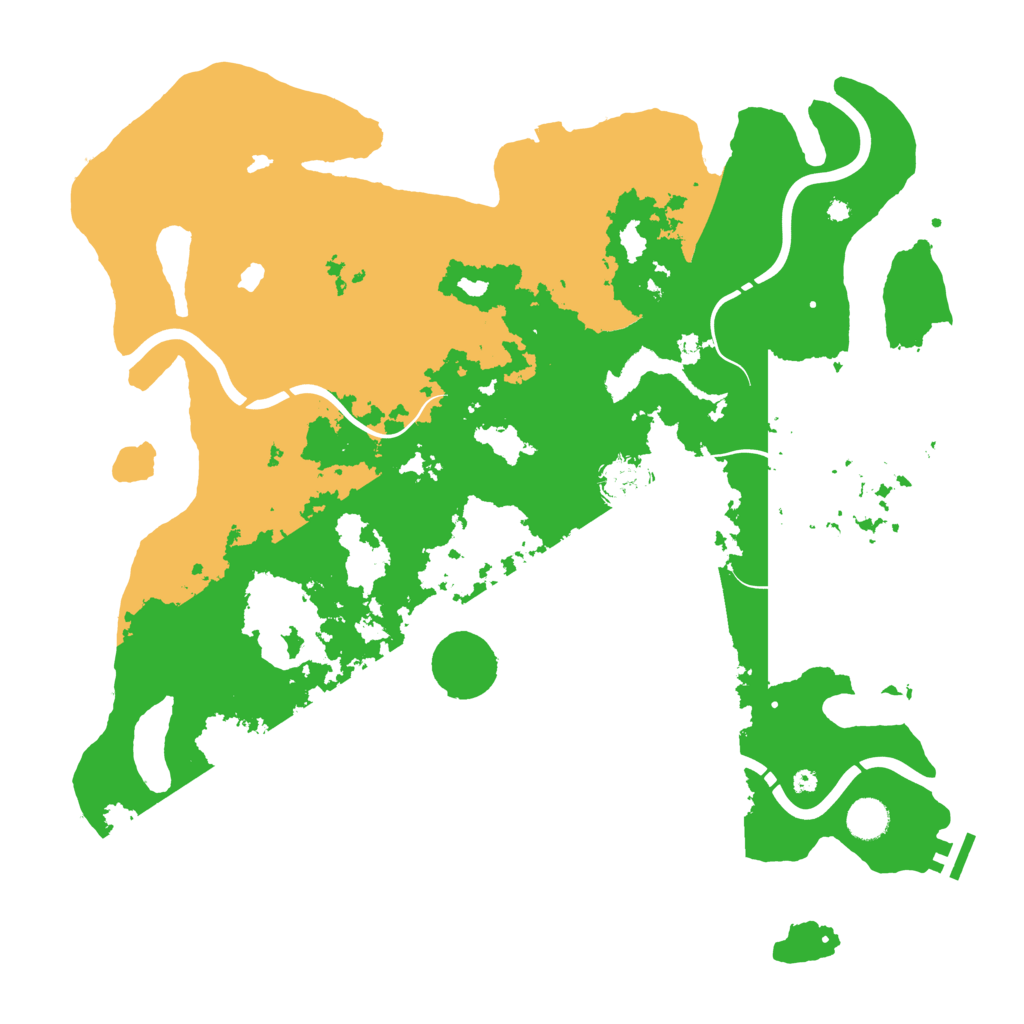 Biome Rust Map: Procedural Map, Size: 4300, Seed: 60195502