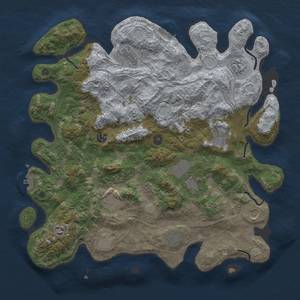 Thumbnail Rust Map: Procedural Map, Size: 4250, Seed: 998060, 18 Monuments