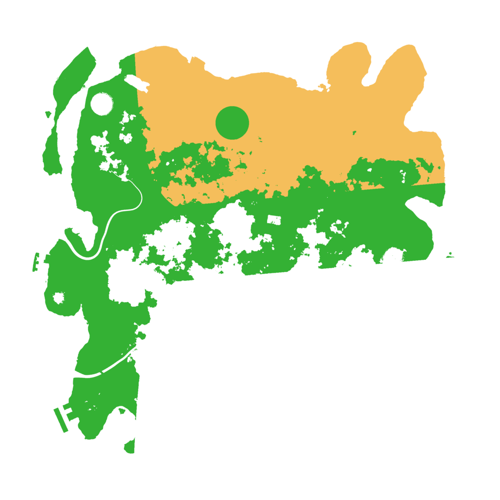 Biome Rust Map: Procedural Map, Size: 3950, Seed: 751163433