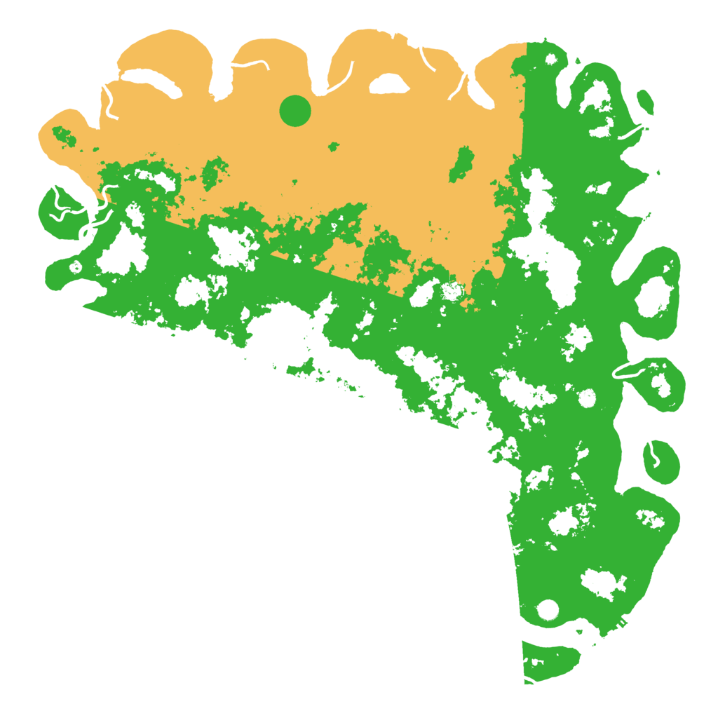 Biome Rust Map: Procedural Map, Size: 6000, Seed: 50224183