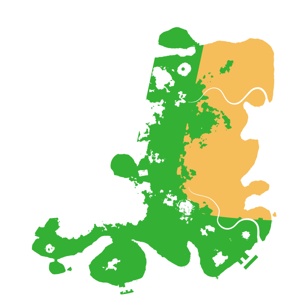 Biome Rust Map: Procedural Map, Size: 3450, Seed: 31656852