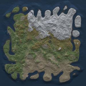 Thumbnail Rust Map: Procedural Map, Size: 4500, Seed: 1574003804, 16 Monuments