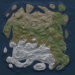 Thumbnail Rust Map: Procedural Map, Size: 4500, Seed: 965070334, 18 Monuments