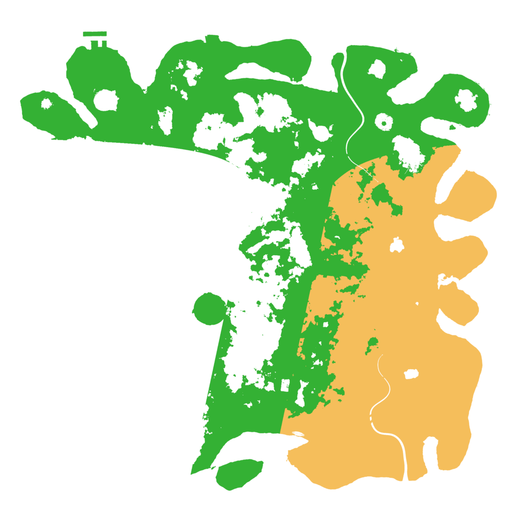 Biome Rust Map: Procedural Map, Size: 4500, Seed: 1352098524