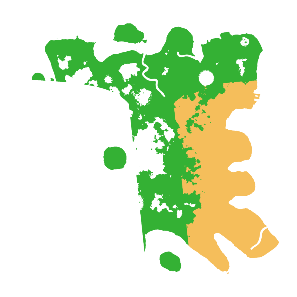 Biome Rust Map: Procedural Map, Size: 3500, Seed: 208593455