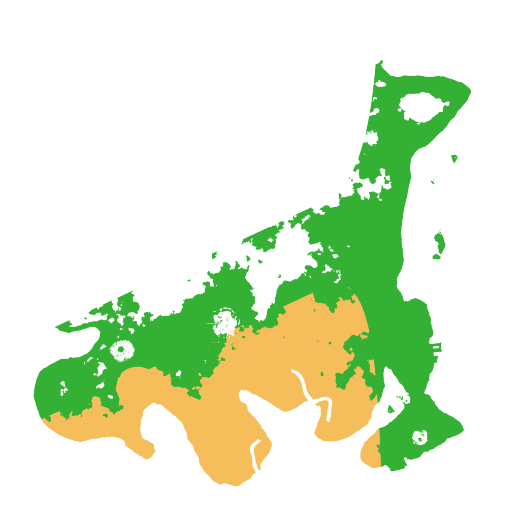 Biome Rust Map: Procedural Map, Size: 3500, Seed: 221974035