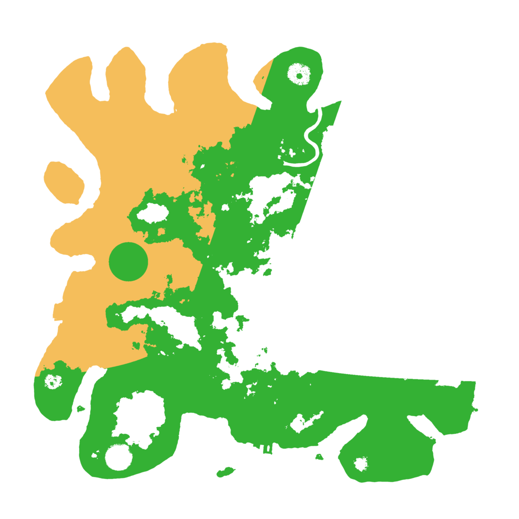 Biome Rust Map: Procedural Map, Size: 3500, Seed: 505178387