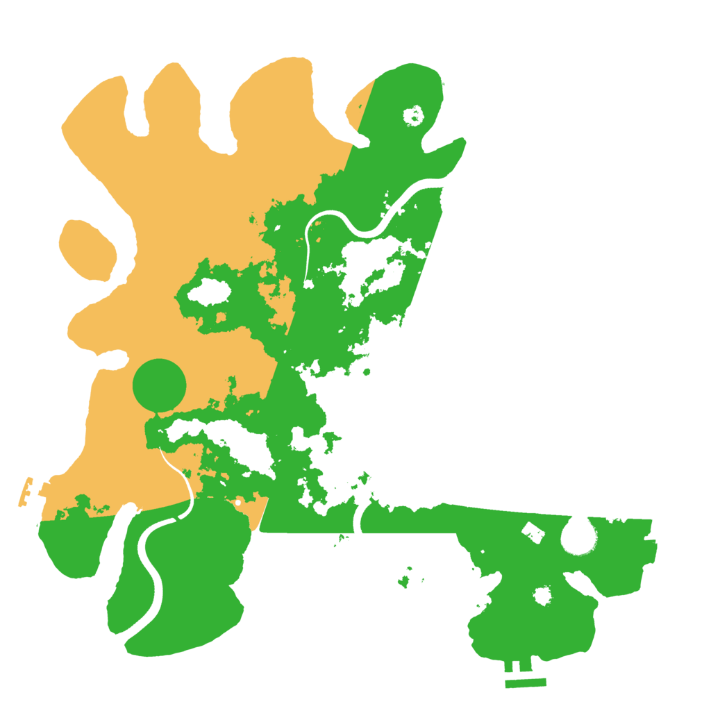 Biome Rust Map: Procedural Map, Size: 3500, Seed: 505178387