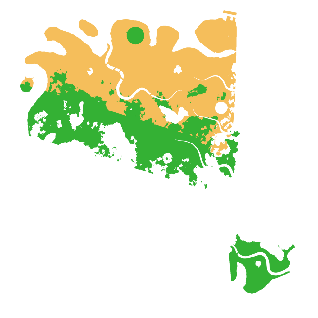 Biome Rust Map: Procedural Map, Size: 4800, Seed: 1410709374