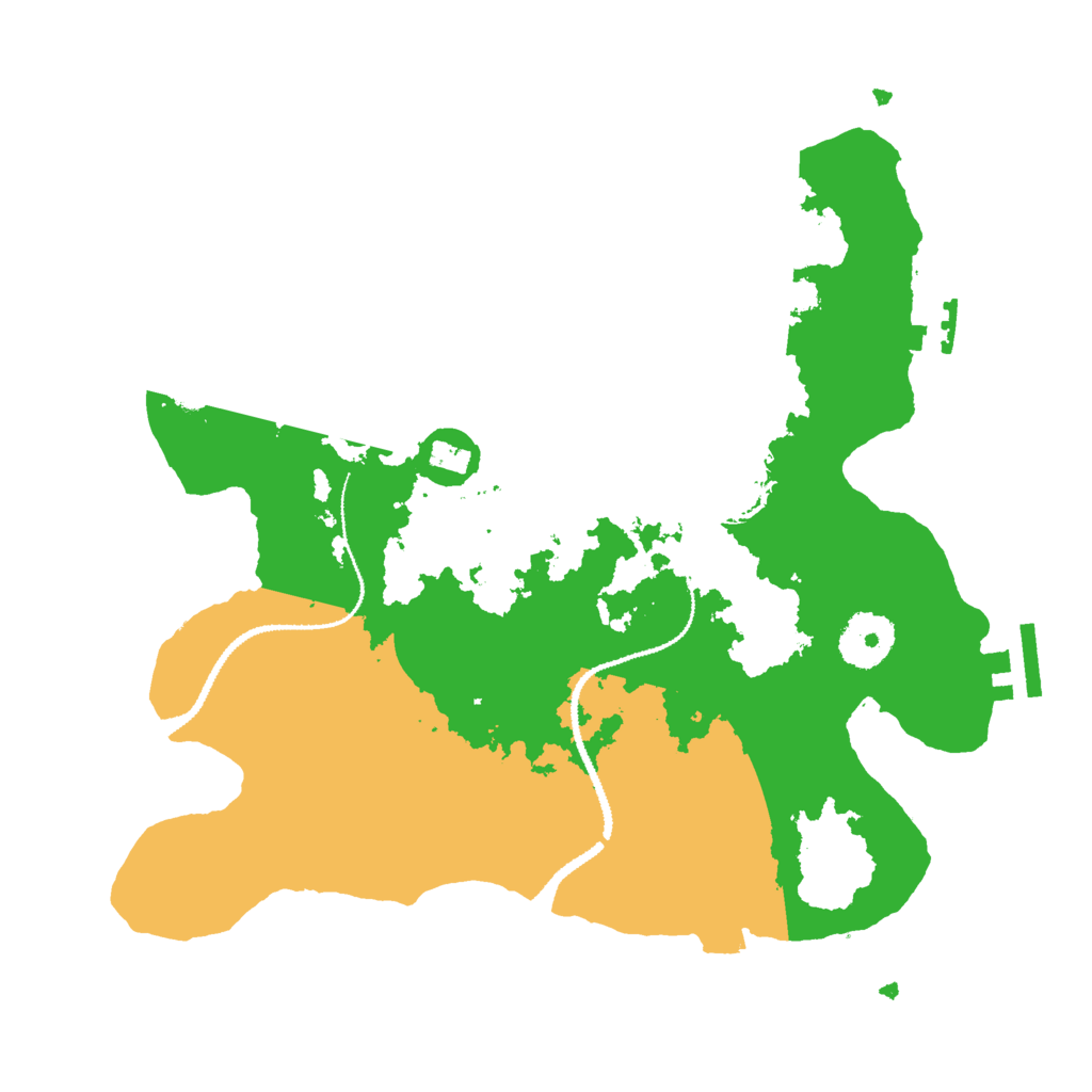 Biome Rust Map: Procedural Map, Size: 3000, Seed: 1854811178