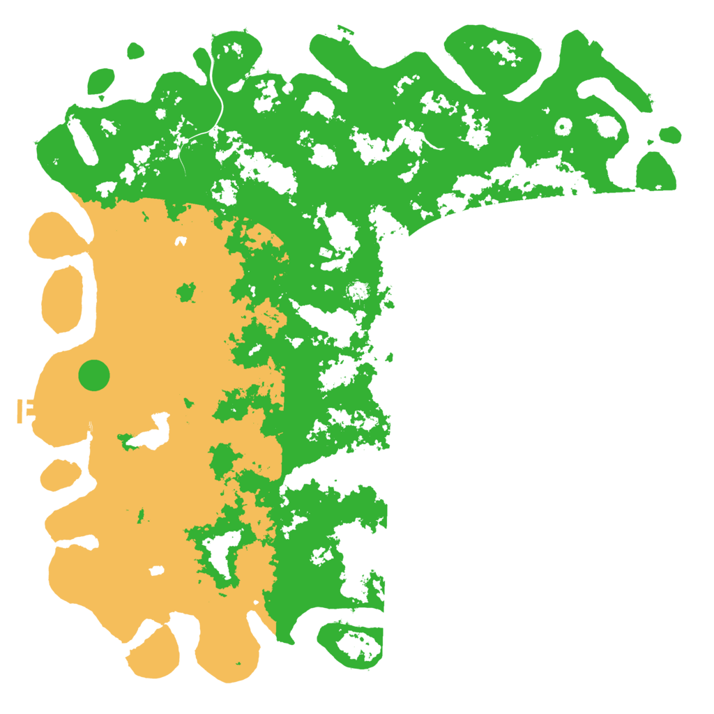 Biome Rust Map: Procedural Map, Size: 6000, Seed: 54272682