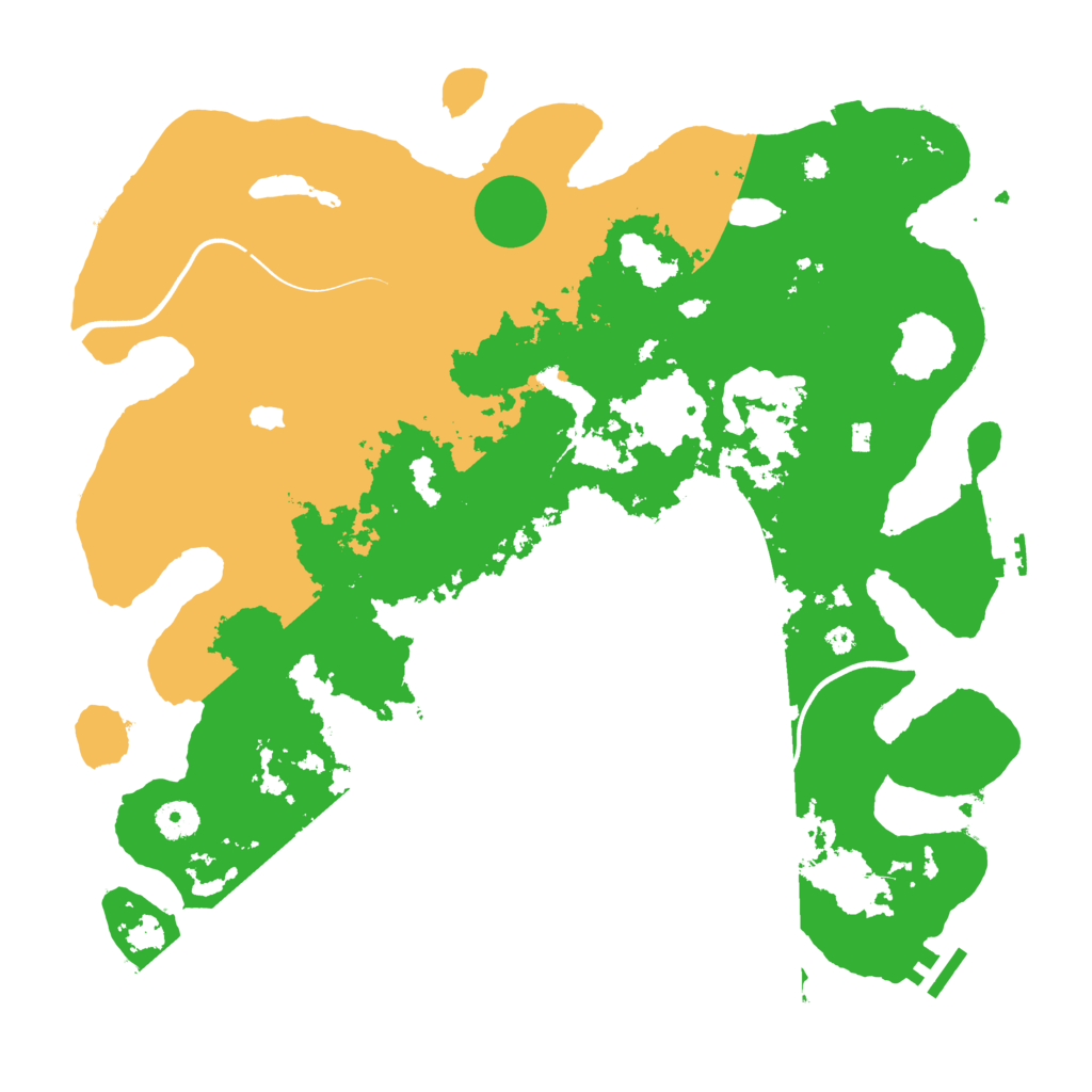 Biome Rust Map: Procedural Map, Size: 4000, Seed: 250613421