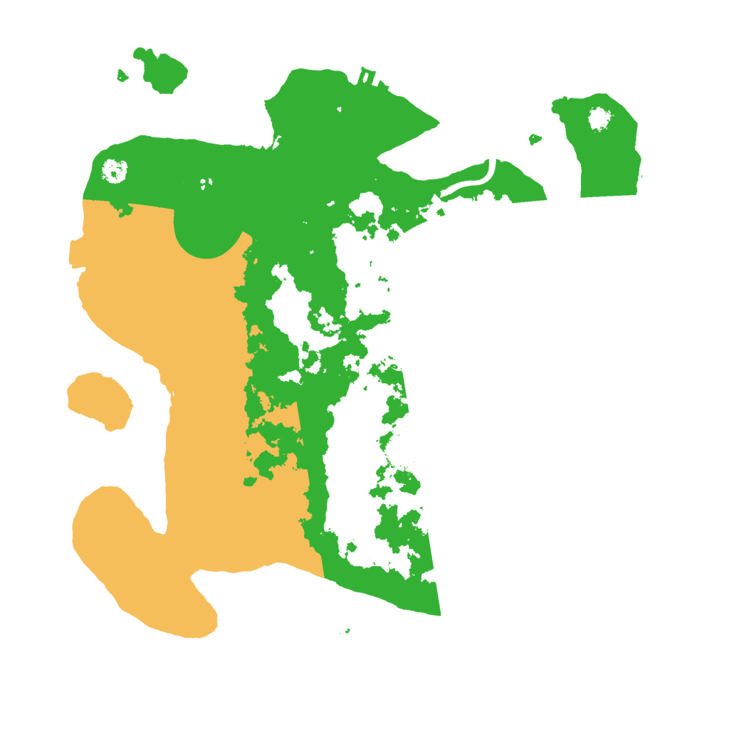 Biome Rust Map: Procedural Map, Size: 3000, Seed: 943215