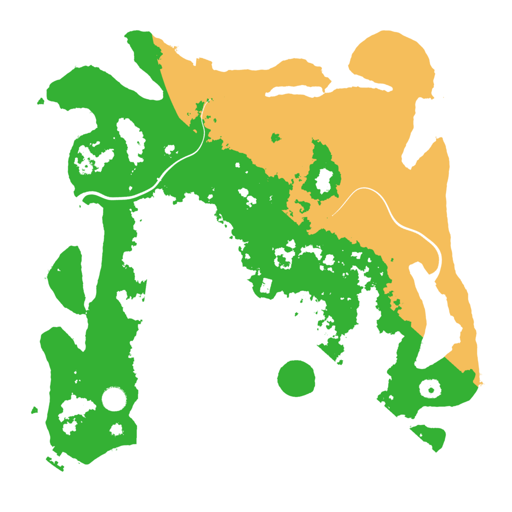 Biome Rust Map: Procedural Map, Size: 3700, Seed: 1716593801
