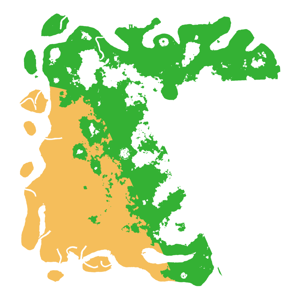 Biome Rust Map: Procedural Map, Size: 5000, Seed: 26033975