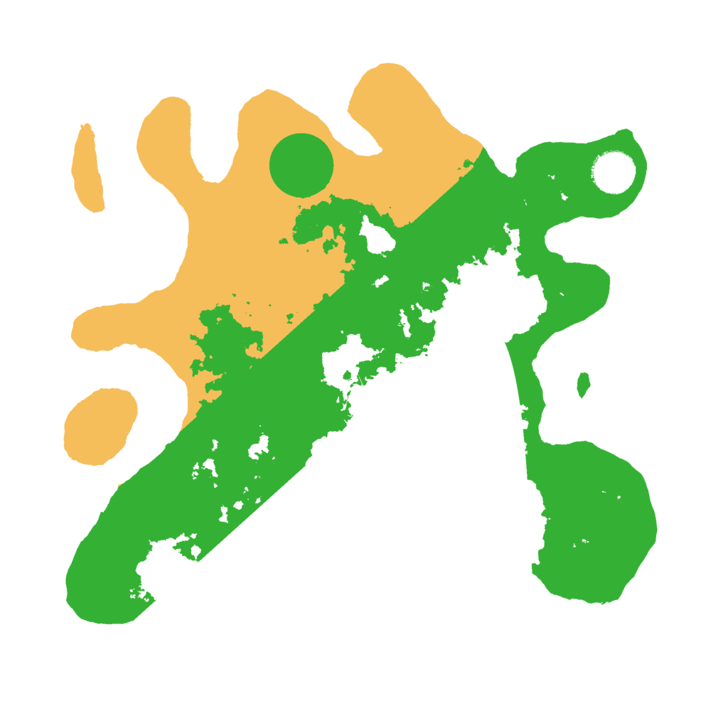 Biome Rust Map: Barren, Size: 3000, Seed: 629163497