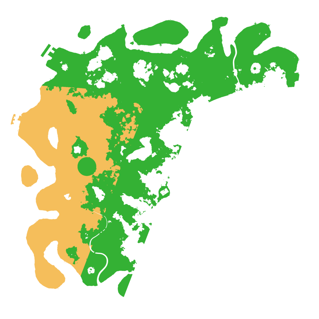 Biome Rust Map: Procedural Map, Size: 4500, Seed: 1999215852