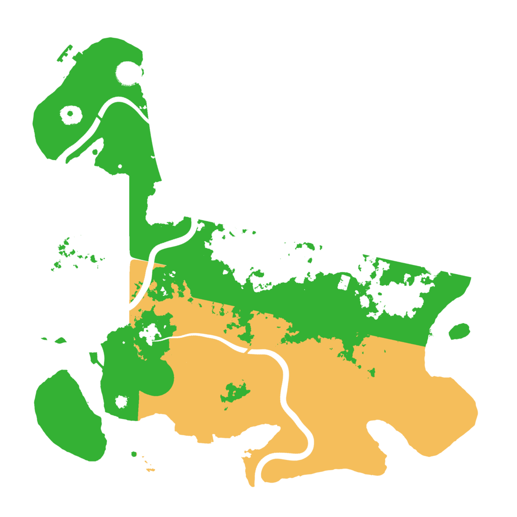 Biome Rust Map: Procedural Map, Size: 3750, Seed: 613634944