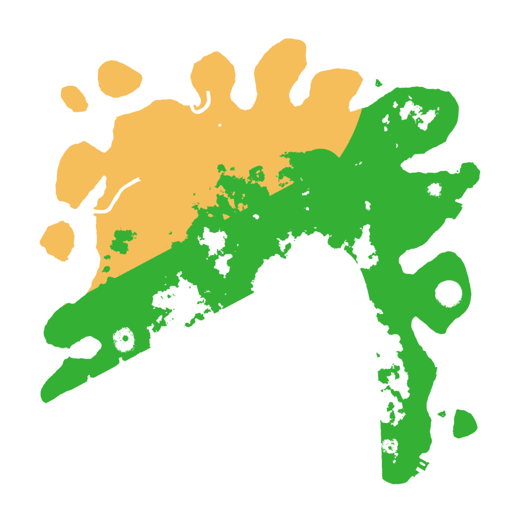 Biome Rust Map: Procedural Map, Size: 3500, Seed: 170873365