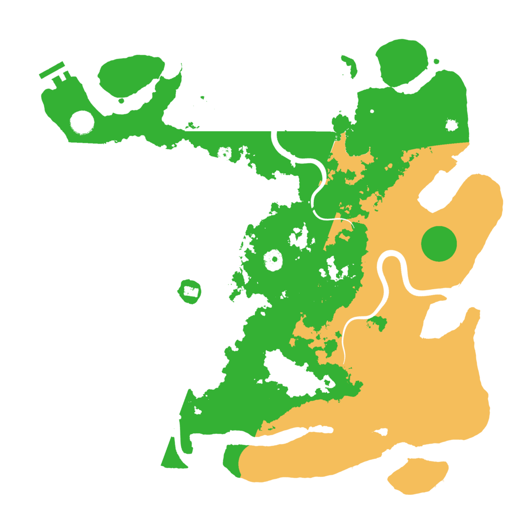 Biome Rust Map: Procedural Map, Size: 3900, Seed: 35082275