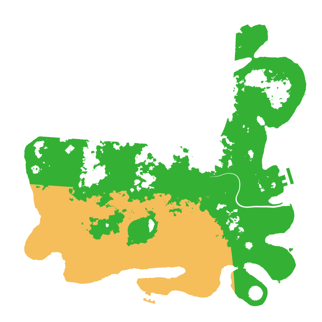 Biome Rust Map: Procedural Map, Size: 3950, Seed: 1084058