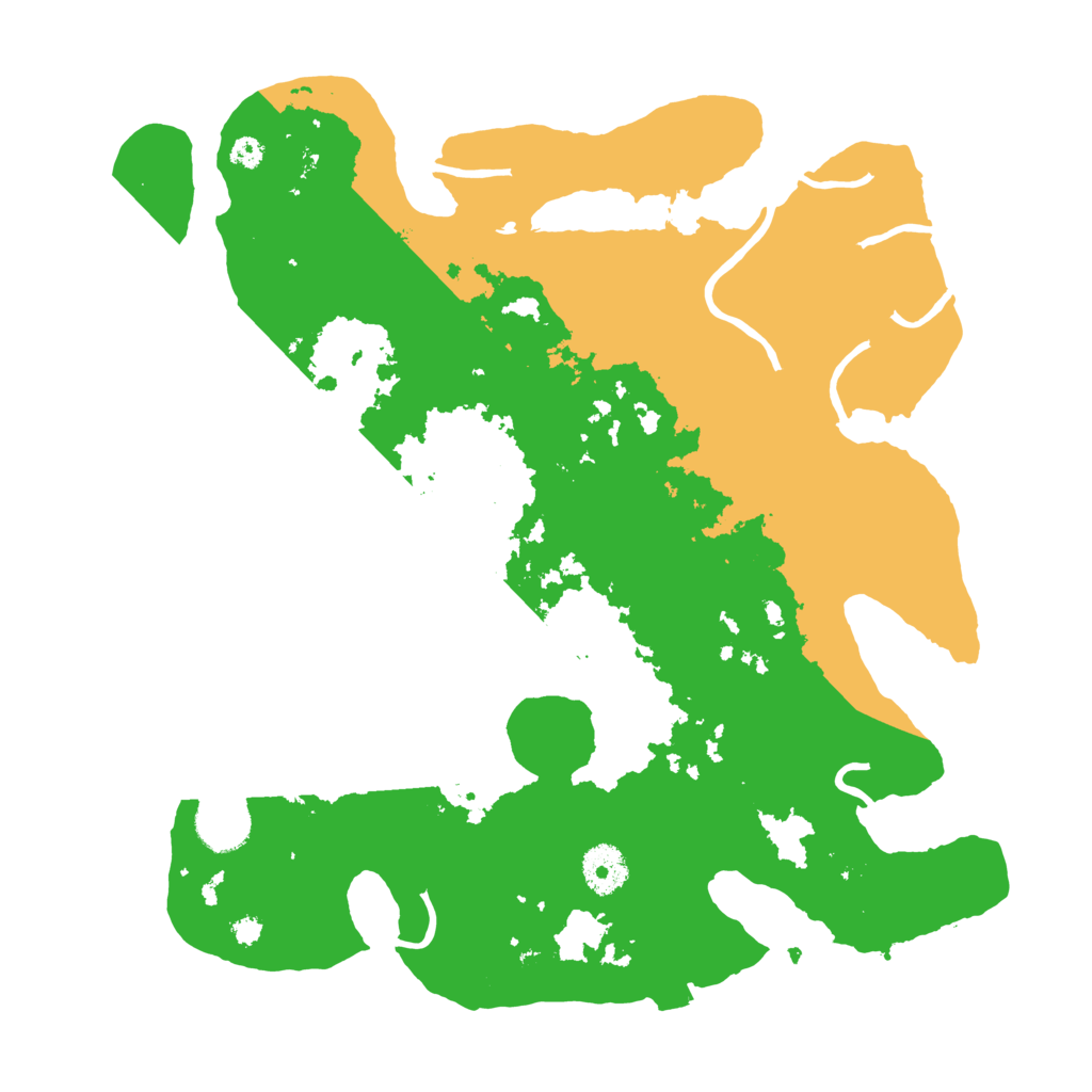 Biome Rust Map: Procedural Map, Size: 3500, Seed: 85829506